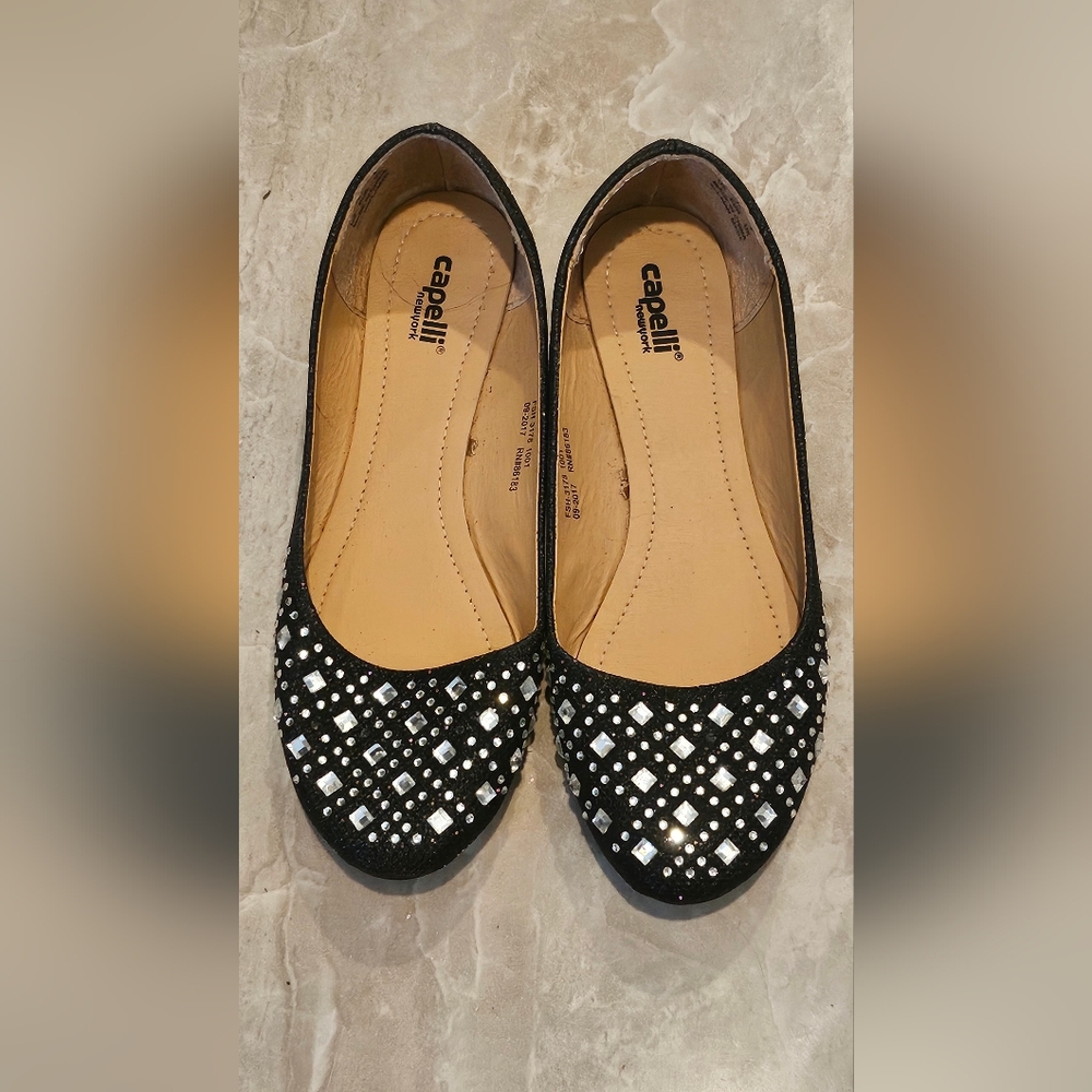 Women's sparkly slip on shoes